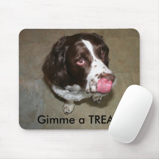 Engelse Springer Spaniel, Otis wil een Treat. Muismat (Met muis)
