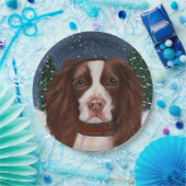 ENGELSE SPRINGER SPANIEL PAPIEREN BORDJE (Feest)