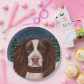 ENGELSE SPRINGER SPANIEL PAPIEREN BORDJE (Feest)