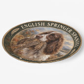 Engelse Springer Spaniel Papieren Bordje (Gekanteld)