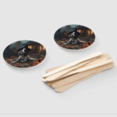 Engelse Springer Spaniel Pompoenen Halloween Scary Handwaaier (Niet-gemonteerd)