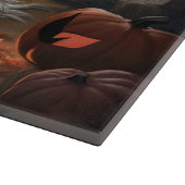 Engelse Springer Spaniel Pompoenen Halloween Scary Snijplank (Hoek)