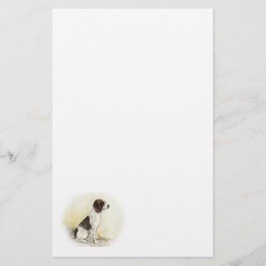 Engelse Springer Spaniel Profile Stationery Briefpapier (Voorkant)
