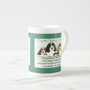 Engelse Springer Spaniel-Puppies Porselein Kop