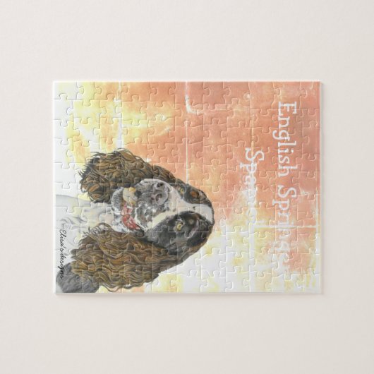 Engelse Springer Spaniel puzzel Legpuzzel (Horizontaal)