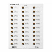 Engelse Springer Spaniel Retouradreslabels Etiket (Full Sheet)
