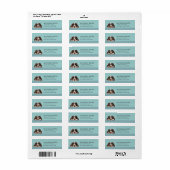 Engelse Springer Spaniel Retouradreslabels Etiket (Full Sheet)