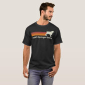  Engelse Springer Spaniel Retro mama papa T-shirt (Voorkant volledig)