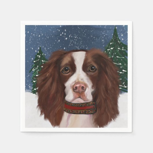 ENGELSE SPRINGER SPANIEL SERVET (Voorkant)