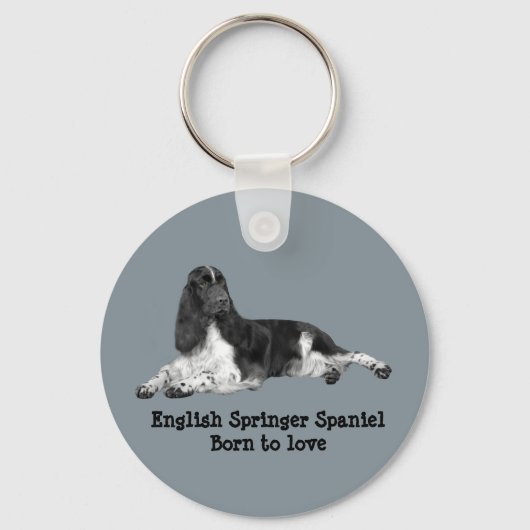 Engelse Springer Spaniel Sleutelhanger (Voorkant)