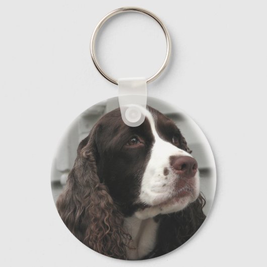 Engelse Springer Spaniel Sleutelhanger (Voorkant)