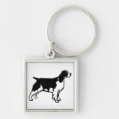 Engelse Springer Spaniel Sleutelhanger (Voorkant)