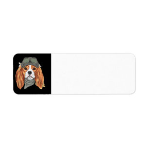 Engelse Springer Spaniel Steampunk Etiket
