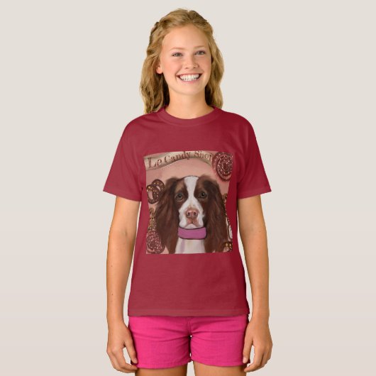 Engelse Springer Spaniel T-shirt (Voorkant volledig)