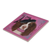 Engelse Springer Spaniel Tegeltje (Zijkant)