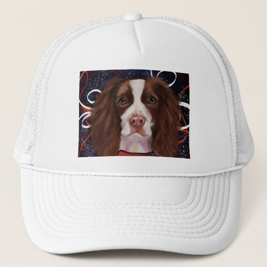 ENGELSE SPRINGER SPANIEL TRUCKER PET (Voorkant)