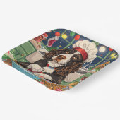 Engelse Springer Spaniel Vakantie Bakken: Feesteli Papieren Bordje (Gebogen)