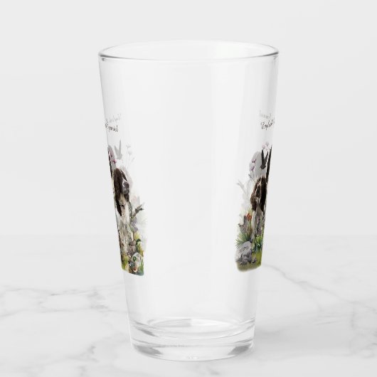 Engelse Springer Spaniels, kunst Glas (Rechts)