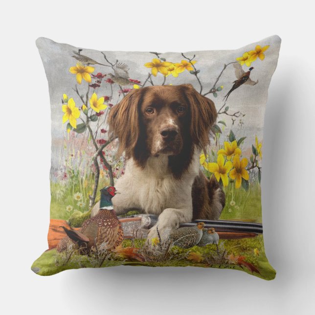 Engelse Springer Spaniels, kunst Kussen (Voorkant)