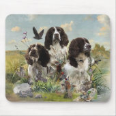 Engelse Springer Spaniels, kunst Muismat (Voorkant)