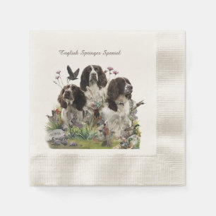 Engelse Springer Spaniels, kunst Servet
