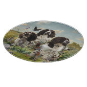 Engelse Springer Spaniels, kunst Snijplank (Hoek)