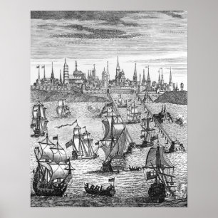 Engelse Squadron Carry Troops Poster