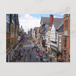 Engelse stad Chester Briefkaart