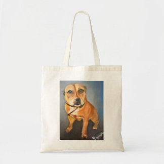 Engelse Staffordshire Bull Terrier Canvas tas