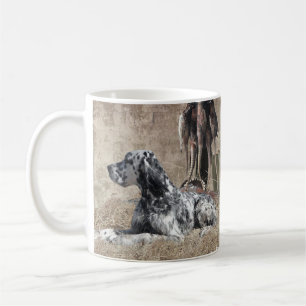 Engelse steller, fazant Hunting Poster Koffiemok
