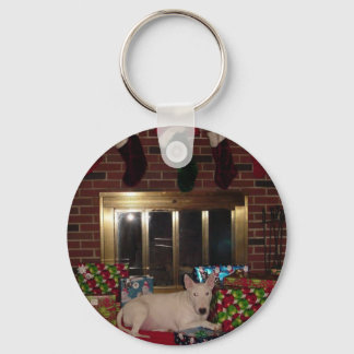 engelse stier doodsbang kerstcadeau fireplace sleutelhanger