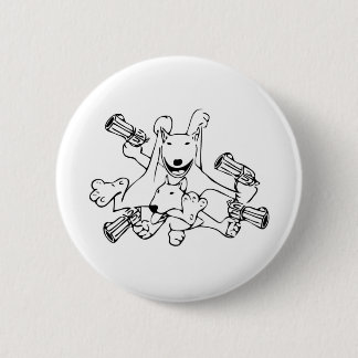 engelse stier doodsbang ronde button 5,7 cm