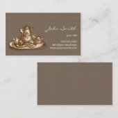  Engelse Tea Set Antieke Roepkaart Contactkaartje (Voorkant / Achterkant)