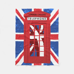 Engelse telefooncel, Union Jack Fleece Blanket Deken