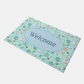 Engelse theekopjes theepotten  theeshop Welkom Deurmat (Schuin)