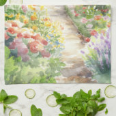 Engelse tuin theedoek (Gevouwen)