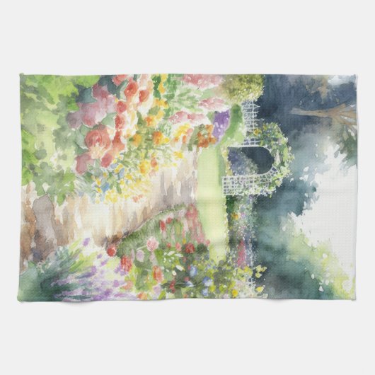 Engelse tuin theedoek (Horizontaal)
