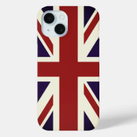 Engelse Union Jack vlag iPhone 15 hoesje