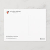 Engelse Village Scenes Briefkaart (Achterkant)