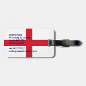 Engelse vlag bagagelabel (Achterkant horizontaal)