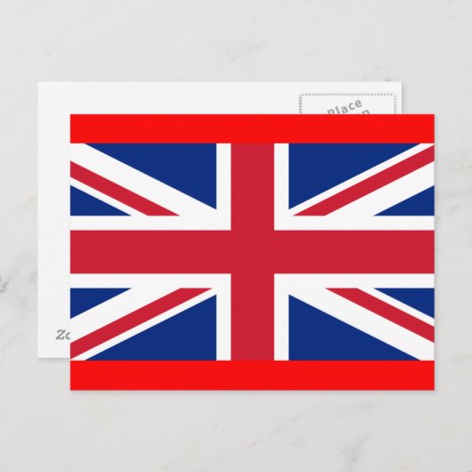 engelse vlag briefkaart (Voorkant / Achterkant)