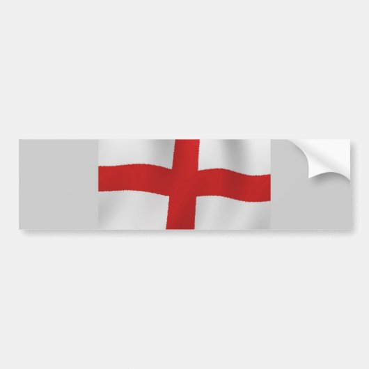 Engelse vlag bumpersticker (Voorkant)
