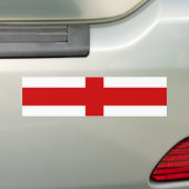 Engelse vlag bumpersticker (Op auto)
