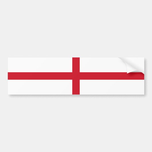 Engelse vlag bumpersticker (Voorkant)