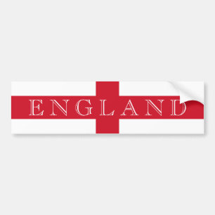 Engelse vlag Engeland afwezig Bumpersticker