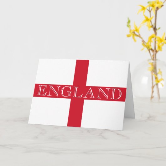 Engelse vlag Engeland gccnt Kaart (Gele Bloem)