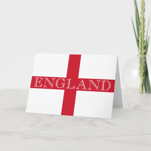Engelse vlag Engeland gccnt Kaart (Voorkant)