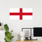 Engelse vlag (Engeland) Poster (Thuiskantoor)