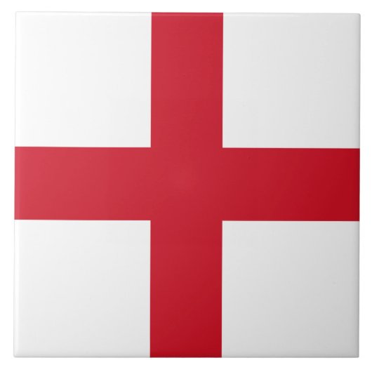 Engelse vlag (Engeland) Tegeltje (Voorkant)