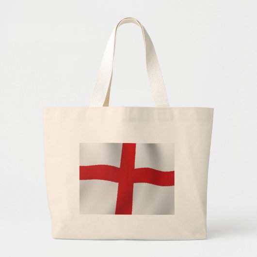 Engelse vlag grote tote bag (Voorkant)
